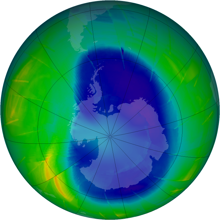 Ozone Map 2009-09-02
